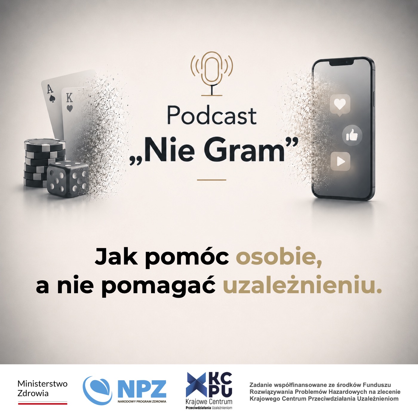 Nowy odcinek podcastu: Jak pomóc osobie, a nie pomagać uzależnieniu.